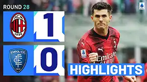 AC Milan vs Empoli highlights spiel ansehen