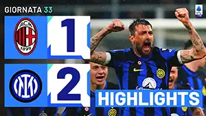 AC Milan vs Inter reseña en vídeo del partido ver