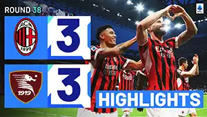 AC Milan vs Salernitana highlights spiel ansehen
