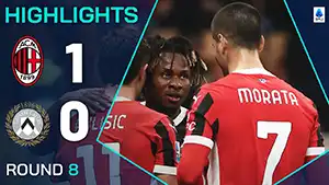 Gol Samuel Chukwueze 13 Minuta Wynik: 1-0 AC Milan vs Udinese 1-0