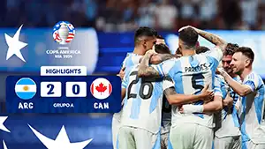 Gol Lautaro Martínez 88 Minuto Puntaje: 2-0 Argentina vs Canadá 2-0