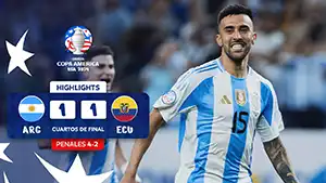 Tor Kevin Rodriguez 90+1 Minute Stand: 1-1 Argentinien vs Ecuador 5-3