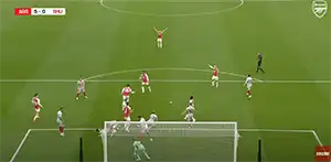 Гол Такэхиро Томиясу 90+6 Минута Счёт: 5-0 Арсенал vs Шеффилд Юнайтед 5-0