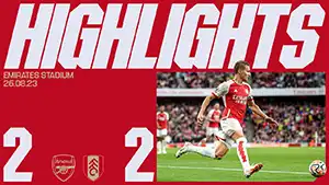 Arsenal vs Fulham highlights spiel ansehen