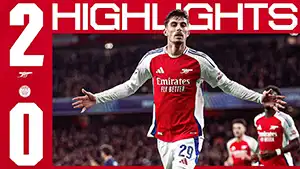 Arsenal vs Paris SG highlights della partita guardare