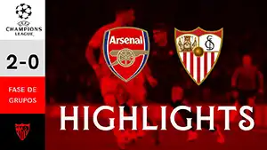 Arsenal vs Sevilla highlights della partita guardare