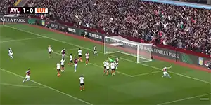 Goal John McGinn 17 Minute Score: 1-0 Aston Villa vs Luton Town 3-1