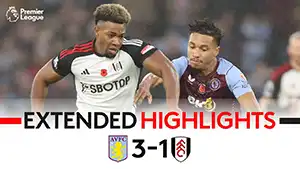 Tor Raúl Jiménez 70 Minute Stand: 3-1 Aston Villa vs Fulham 3-1