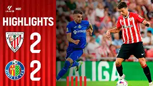 But Yuri Berchiche 6 Minute Score: 1-0 Athletic vs Getafe 2-2