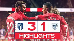 Atletico Madrid vs Athletic highlights della partita guardare