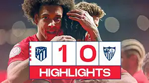 Atletico Madrid vs Sevilla highlights della partita guardare