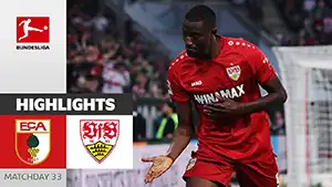 Augsburg vs Stuttgart reseña en vídeo del partido ver