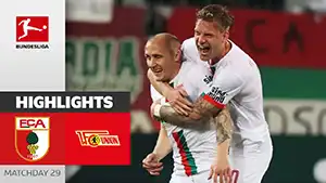 Augsburg vs Union Berlin reseña en vídeo del partido ver