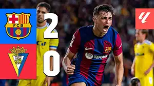 Goal  Pedri 82 Minute Score: 1-0 Barcelona vs Cadiz 2-0