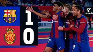 Barcelona vs Mallorca reseña en vídeo del partido ver