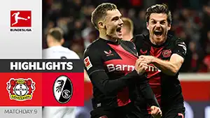 But Manuel Gulde 70 Minute Score: 2-1 Bayer 04 vs Freiburg 2-1