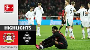 Bayer 04 vs Borussia M reseña en vídeo del partido ver