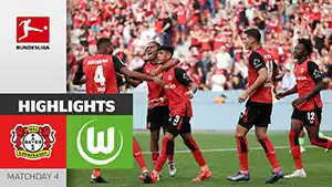 Gol Nordi Mukiele 5 Minuto Punto: 0-1 Bayer 04 vs Wolfsburg 4-3