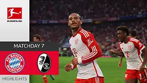 Bayern vs Freiburg reseña en vídeo del partido ver