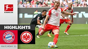 Bayern vs Eintracht Frankfurt highlights della partita guardare