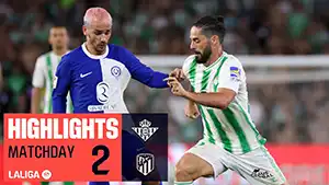 Betis vs Atletico Madrid reseña en vídeo del partido ver