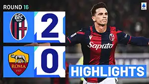 Bologna vs Roma highlights della partita guardare