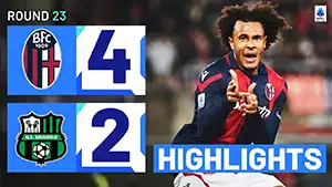 Bologna vs Sassuolo highlights spiel ansehen