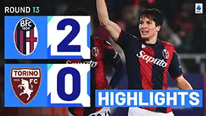 Bologna vs Torino reseña en vídeo del partido ver