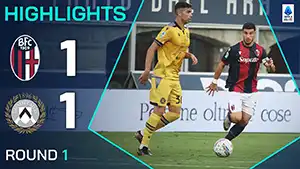 Bologna vs Udinese highlights spiel ansehen