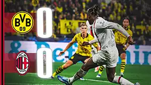 Borussia Dortmund vs AC Milan reseña en vídeo del partido ver