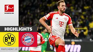 Borussia Dortmund vs Bayern reseña en vídeo del partido ver