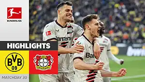 Borussia Dortmund vs Bayer 04 highlights match watch
