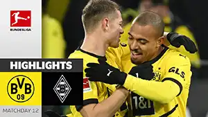 Gol Rocco Reitz 13 Minuto Puntaje: 0-1 Borussia Dortmund vs Borussia M 4-2