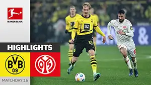 Borussia Dortmund vs Mainz reseña en vídeo del partido ver