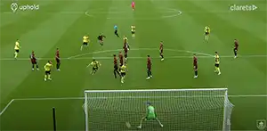 Tor Charlie Taylor 11 Minute Stand: 0-1 Bournemouth vs Burnley 2-1