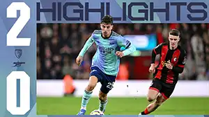 Tor Ryan Christie 70 Minute Stand: 1-0 Bournemouth vs Arsenal 2-0