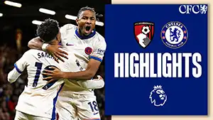 Bournemouth vs Chelsea highlights della partita guardare