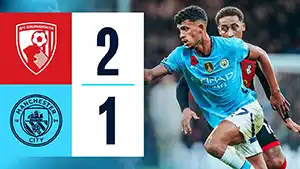 Bournemouth vs Manchester City highlights spiel ansehen