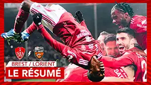 Brest vs Lorient reseña en vídeo del partido ver