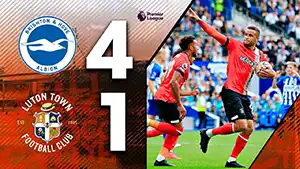 Brighton vs Luton Town highlights match watch