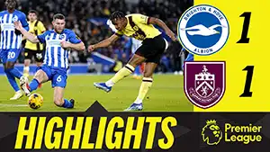 Brighton vs Burnley reseña en vídeo del partido ver