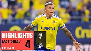 Tor Cris Ramos 18 Minute Stand: 1-1 Cadiz vs Villarreal 3-1