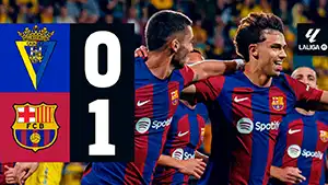 Cadiz vs Barcelona reseña en vídeo del partido ver