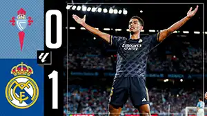 Celta vs Real Madrid highlights match watch