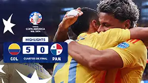 Gol Miguel Borja 90+4 Minuta Wynik: 5-0 Kolumbia vs Panama 5-0