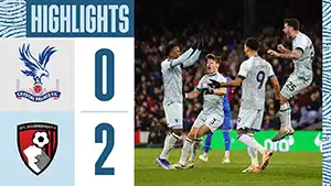 Crystal Palace vs Bournemouth highlights della match regarder