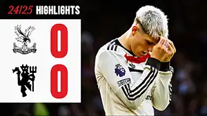 Crystal Palace vs Manchester United highlights della partita guardare