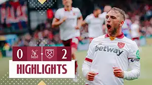 Gol Tomás Soucek 67 Minuta Wynik: 0-1 Crystal Palace vs West Ham 0-2