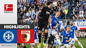 Darmstadt 98 vs Augsburg reseña en vídeo del partido ver