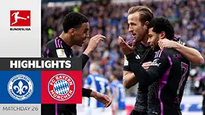 Darmstadt 98 vs Bayern reseña en vídeo del partido ver